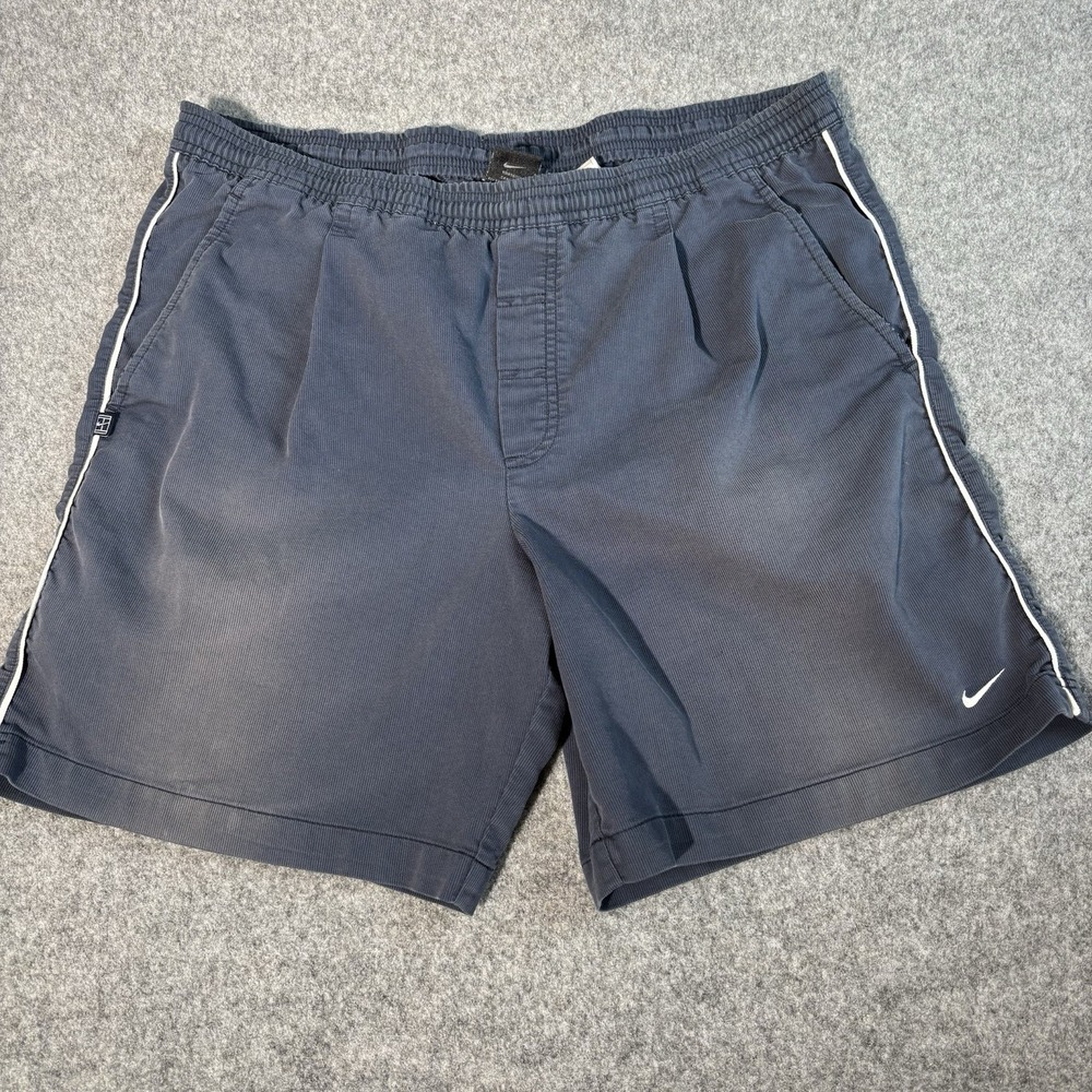 Nike Shorts Mens Medium Blue Dri Fit Swoosh Athletic Training Running Gym